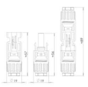 MC4 connector set male en female 30A