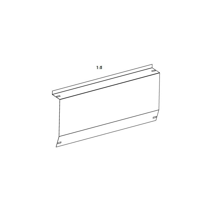 Winddeflector achter 1885mm